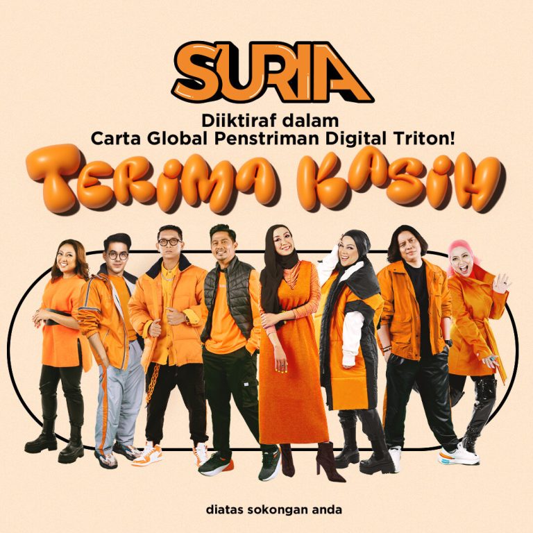 Suria FM duduki tangga ke-30 dalam carta pestriman Digital Triton