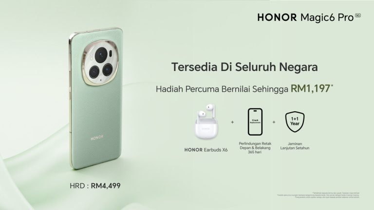 HONOR Magic6 Pro sudah dijual di seluruh negara sejak 28 Mac