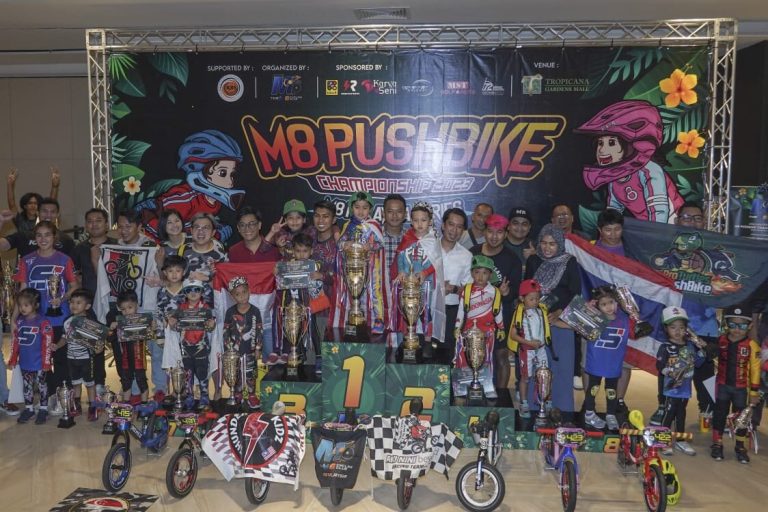 500 peserta dari 9 negara sertai M8 Pushbike International 2024