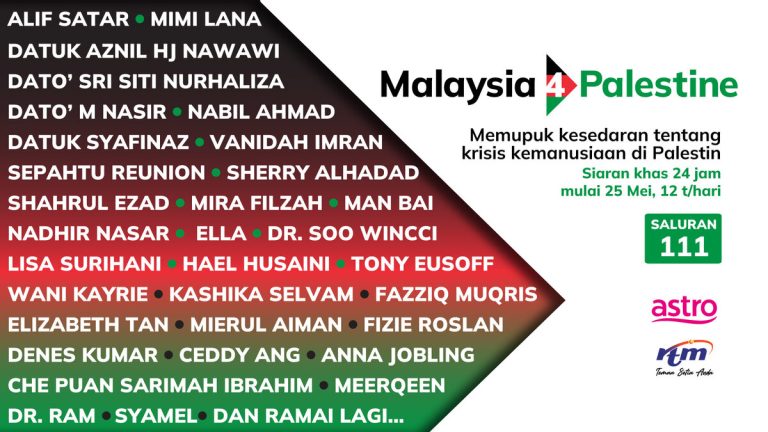 Saluran Malaysia4Palestine ketengah krisis kemanusiaan di Palestin