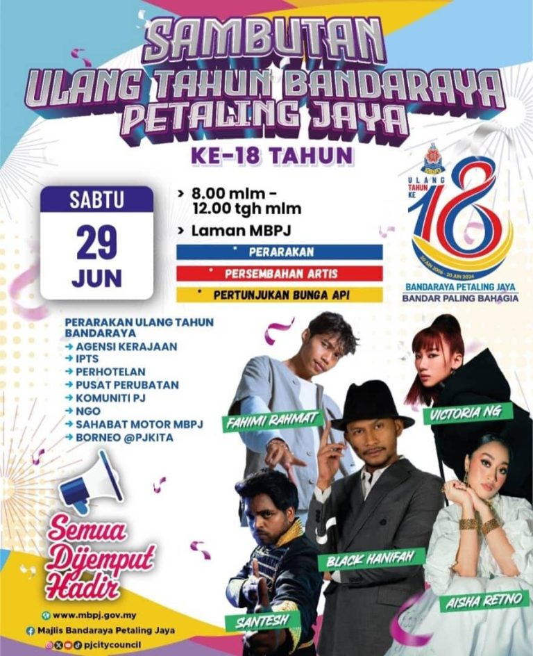 Meraikan 18 tahun Bandaraya Petaling Jaya, MBPJ jayakan ‘Petaling Jaya International Folklore Festival 2025’