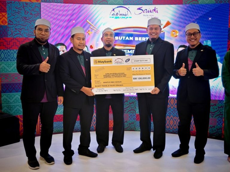 Rai ulang tahun ke-10, In Saff Travel tawar cabutan bertuah bernilai RM100,000