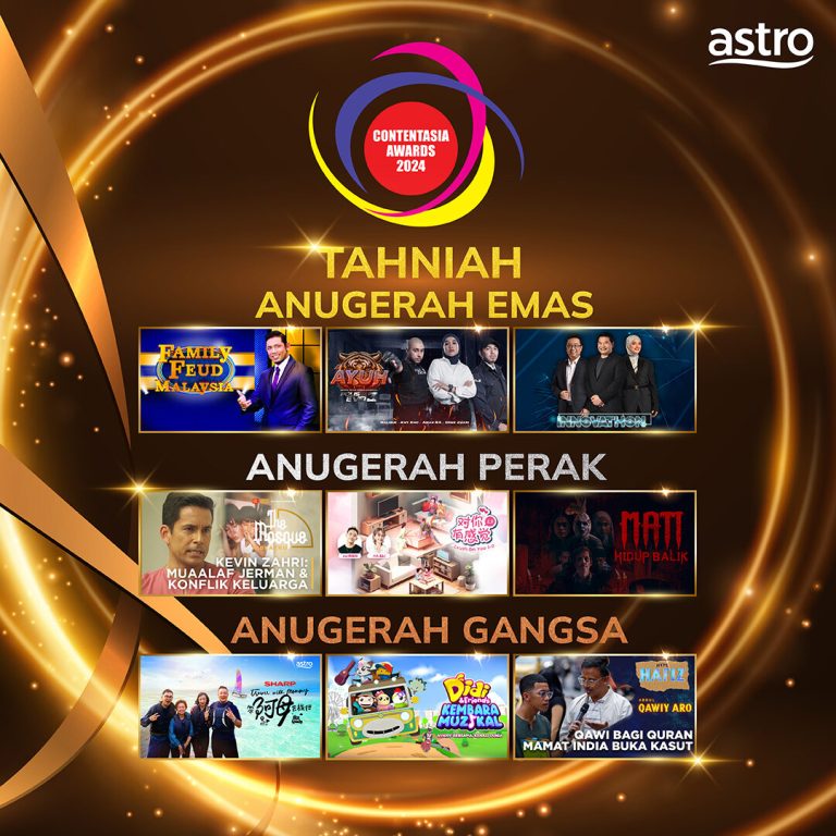 Astro raih 9 anugerah, teguhkan pengaruh serantau di Anugerah ContentAsia 2024