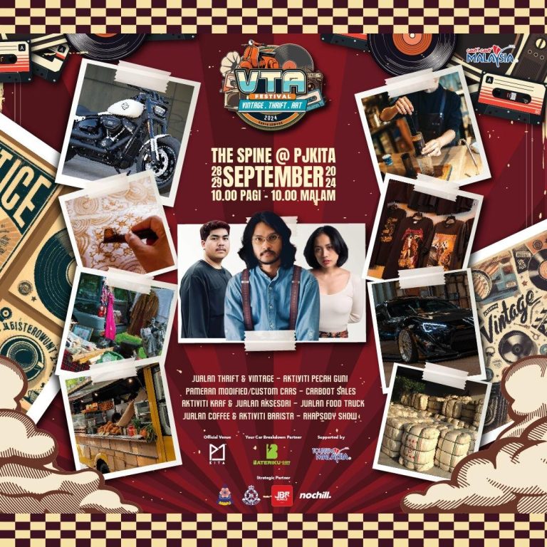 Pesta Vintage, Thrift dan Seni datang ke The Spine @ PJKita
