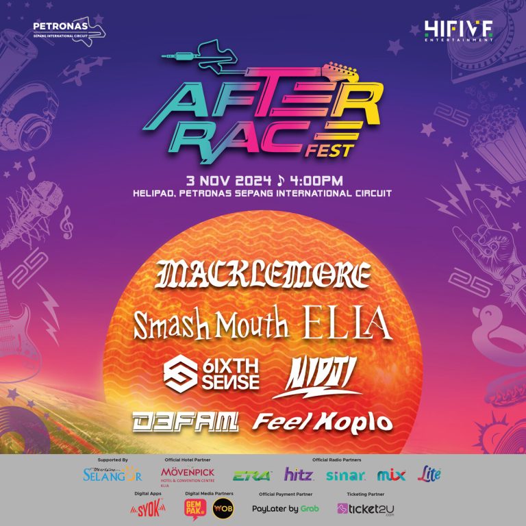 Ella bakal gegarkan AFTER RACE FEST @ PETRONAS Sepang International Circuit dan sepentas dengan MACKLEMORE