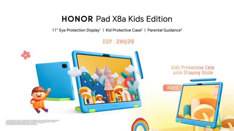 HONOR lancar tablet baharu HONOR Pad X8a LTE dan edisi kids, harga bermula RM699