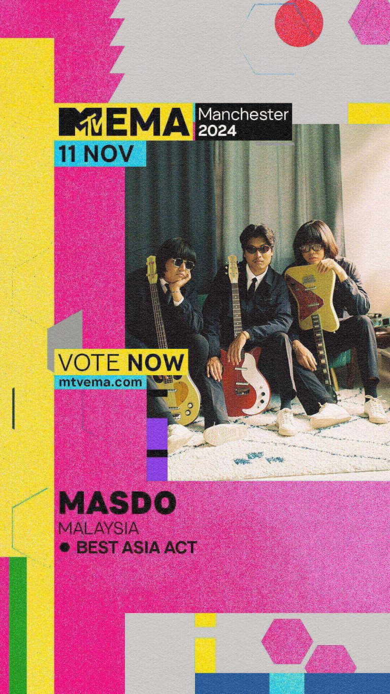 Warner Music Malaysia meraikan pencalonan Masdo dalam kategori Artis Asia Terbaik di Anugerah MTV EMA, Manchester 2024