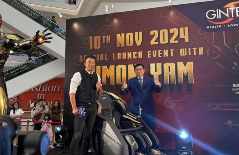 Gintell lancar Kerusi Urut siri Wellness Super Heroes edisi terhad Iron Man