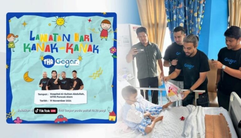 Hari Kanak-Kanak Sedunia: THR GEGAR hargai pesakit dan petugas kesihatan