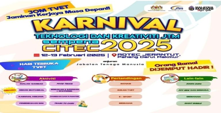 Karnival CITEC 2025 sediakan tenaga kerja berkualiti, promosi inovasi dalam sektor agroteknologi