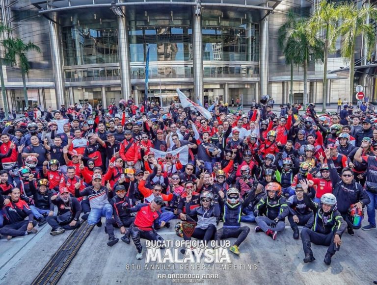 400 pemilik Ducati berkumpul, perhimpunan terbesar Ducati di Asia Tenggara