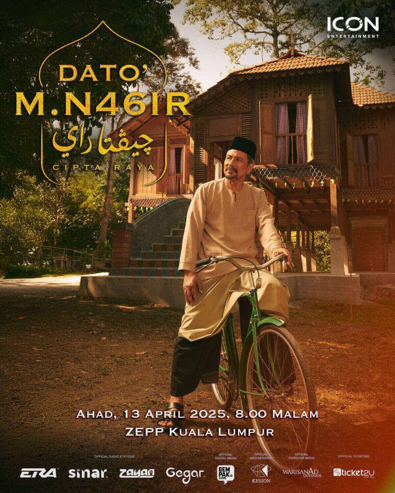Cetus sejarah, Datuk M Nasir tampil dengan konsert raya ‘Cipta Raya’ 13 April ini