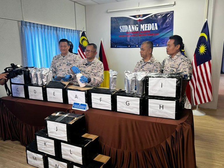 Cubaan seludup prekursor bernilai hampir RM15 juta di perairan Melaka berjaya ditumpaskan
