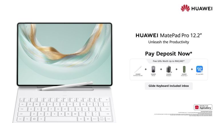 HUAWEI MatePad Pro 12.2” perkenal pengalaman setaraf PC dalam rekaan tablet premium