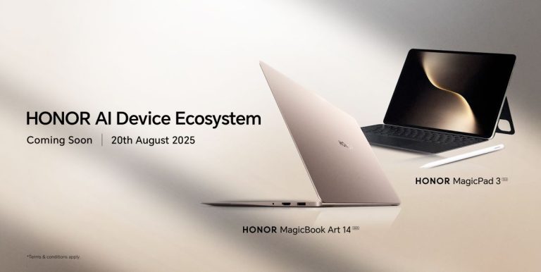 HONOR bakal lancar MagicPad 3 dan MagicBook Art 14: Peranti flagship serba baharu untuk produktiviti dan gaya