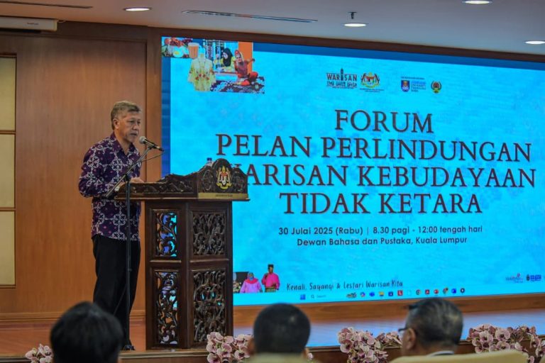 Pelan Perlindungan Warisan Kebudayaan Tidak Ketara Malaysia 2026–2030 dirangka bagi memelihara identiti bangsa