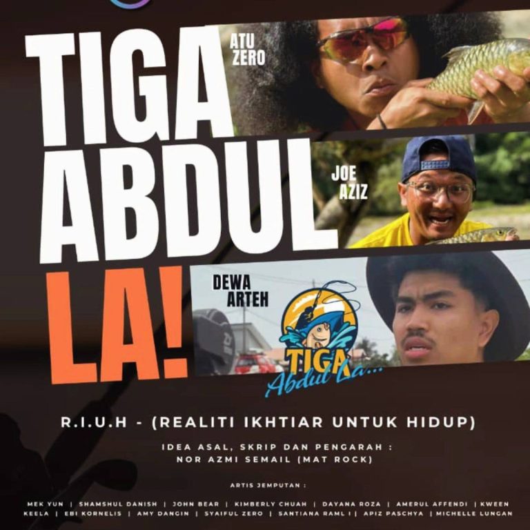“Tiga Abdul La!”, tiga pelawak popular cabar diri dalam program realiti ikhtiar hidup