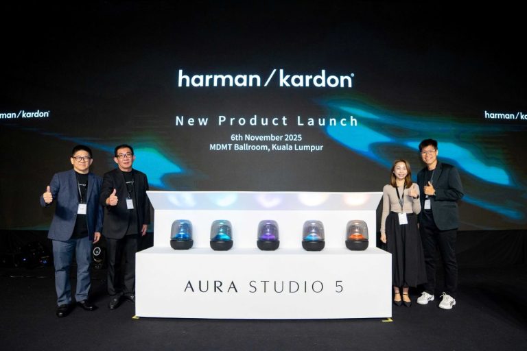 Harman Kardon perkenal Aura Studio 5 dan SoundSticks 5 – pembesar suara premium dengan reka bentuk ikonik