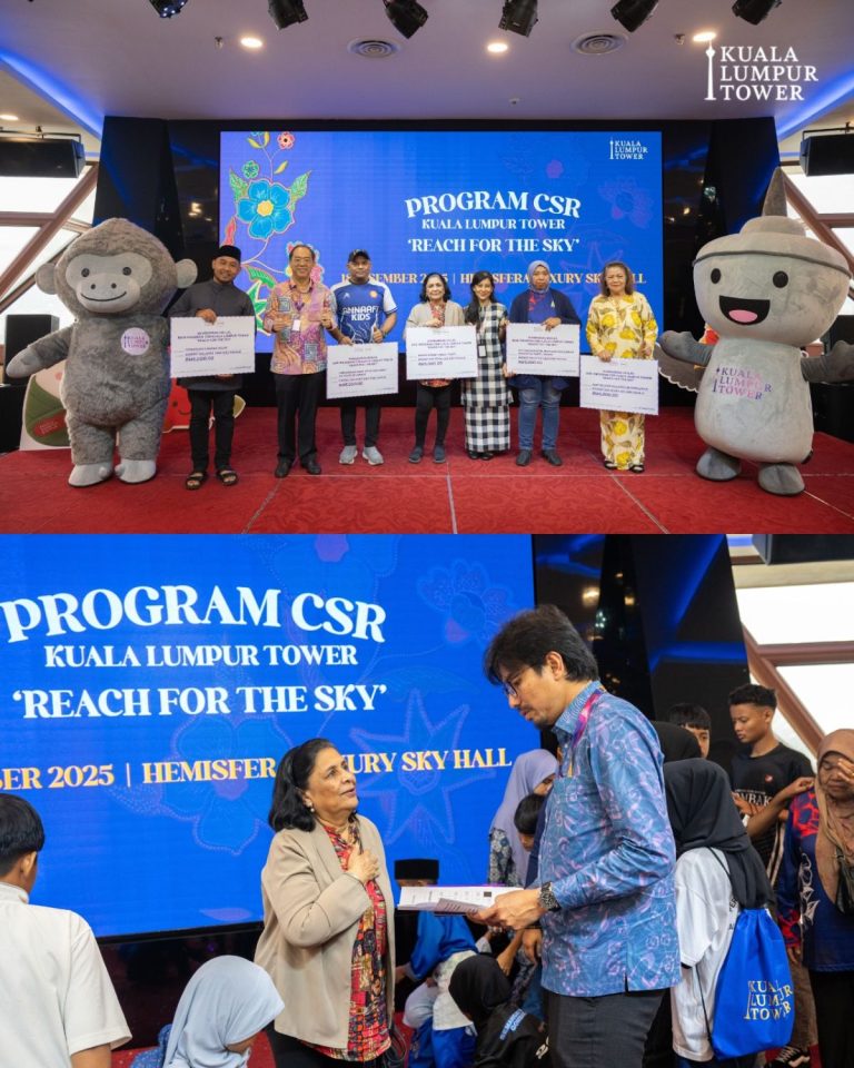 Menara Kuala Lumpur santuni 100 kanak-kanak kurang berkemampuan melalui program CSR ‘Reach for the Sky’