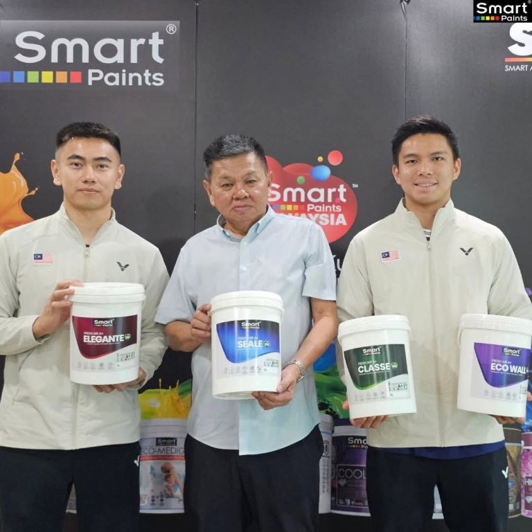 Beregu negara Goh Sze Fei–Nur Izzuddin dilantik duta jenama rasmi Smart Paints 2026