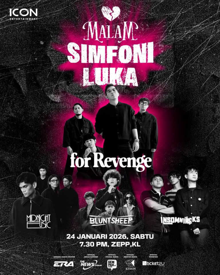 ‘Malam Simfoni Luka’ pindah ke ZEPP Kuala Lumpur, For Revenge, Insomniacks & Midnight Fusic janji malam penuh emosi