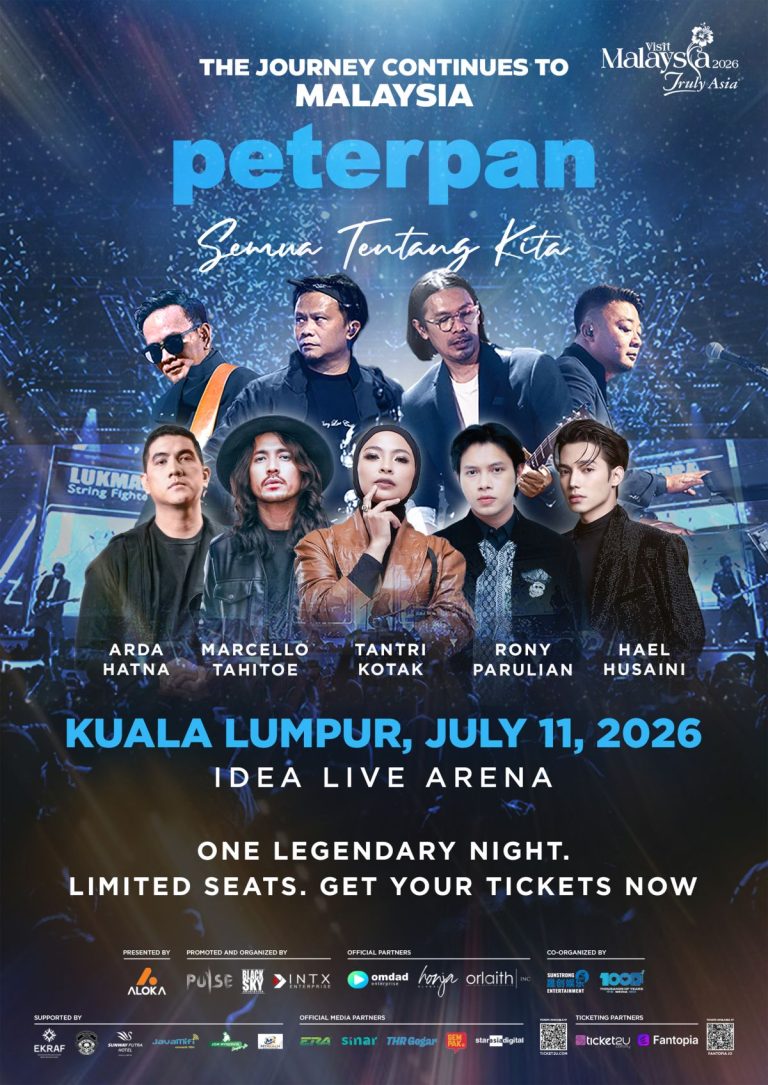 Peterpan kembali dengan persembahan nostalgia di Idea Live Arena Julai ini