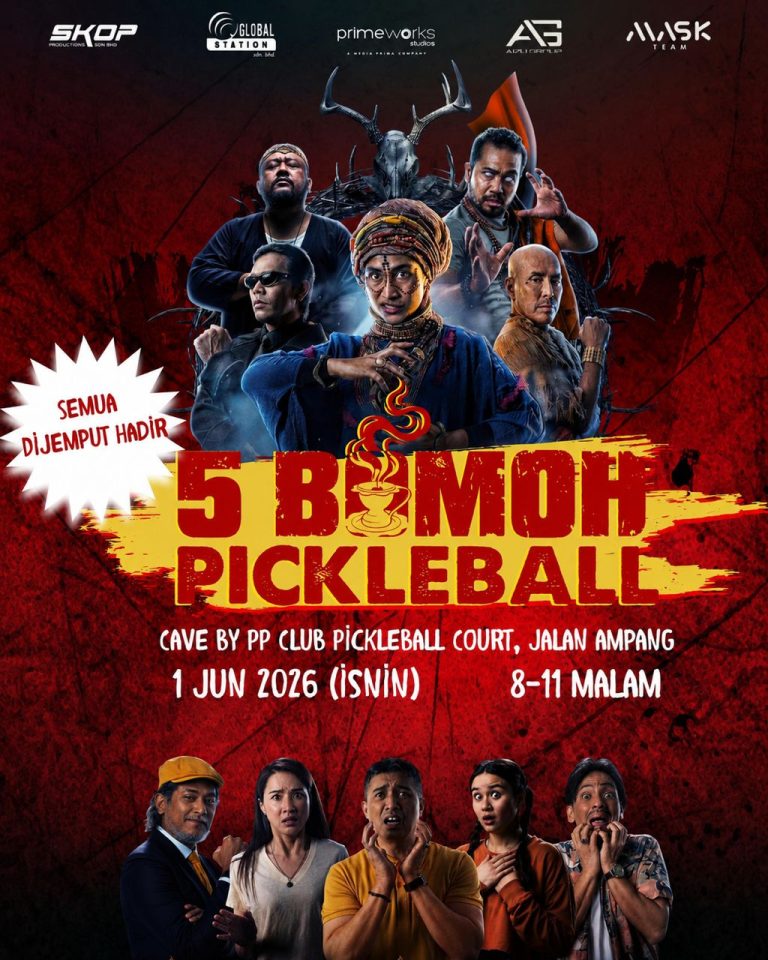 Pickleball 5 Bomoh satukan selebriti dan media sempena filem 5 Bomoh