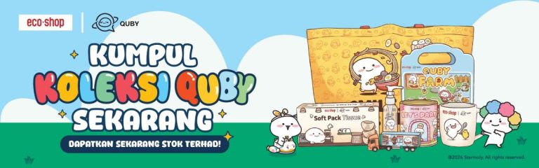 Eco-Shop lancar koleksi QUBY edisi terhad, harga bermula RM2.60